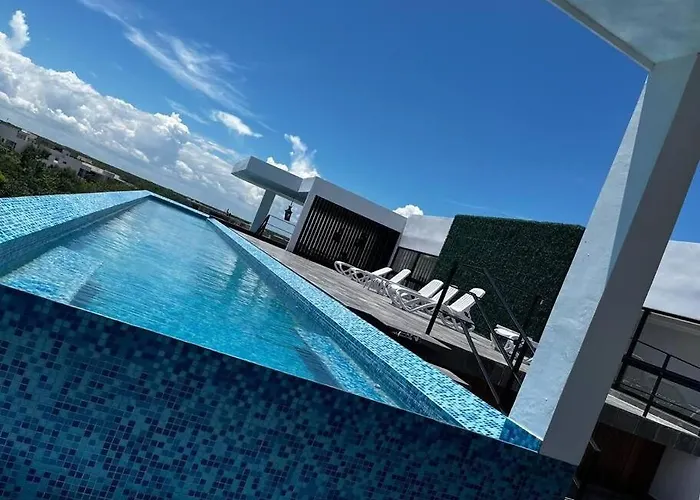 Centrico Estudio Con Balcon En Aldea Zama I Elena214 Apartment *