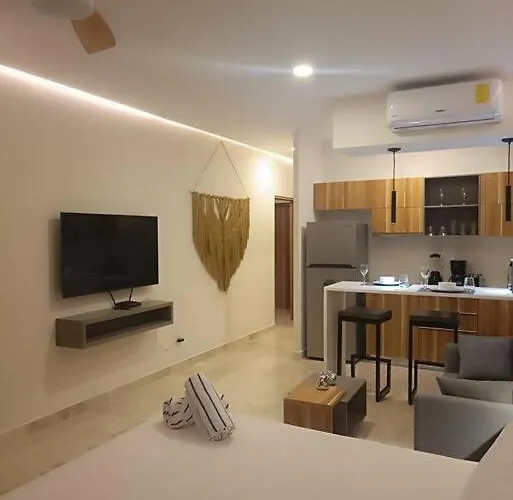 Centrico Estudio Con Balcon En Aldea Zama I Elena214 Tulum